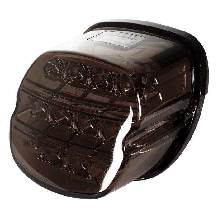 Harley LED Taillight with license Plate Light in Smoked finish