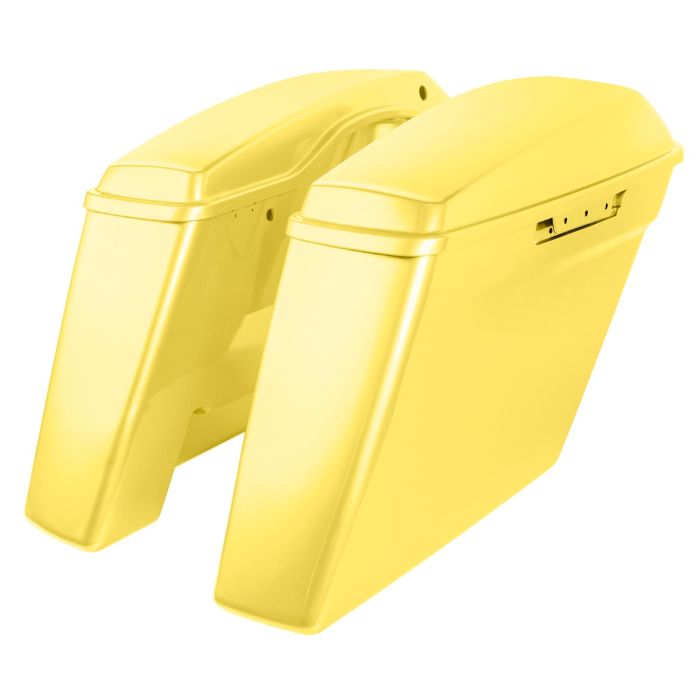 Industrial Yellow Harley Touring Dual Blocked Extended 4