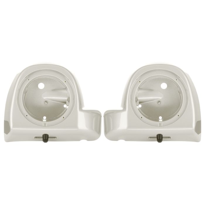 Morocco Gold Pearl Lower Vented Fairing Speaker Pod Mounts rushmore style for Harley Touring motorcycles from HOGWORKZ pair