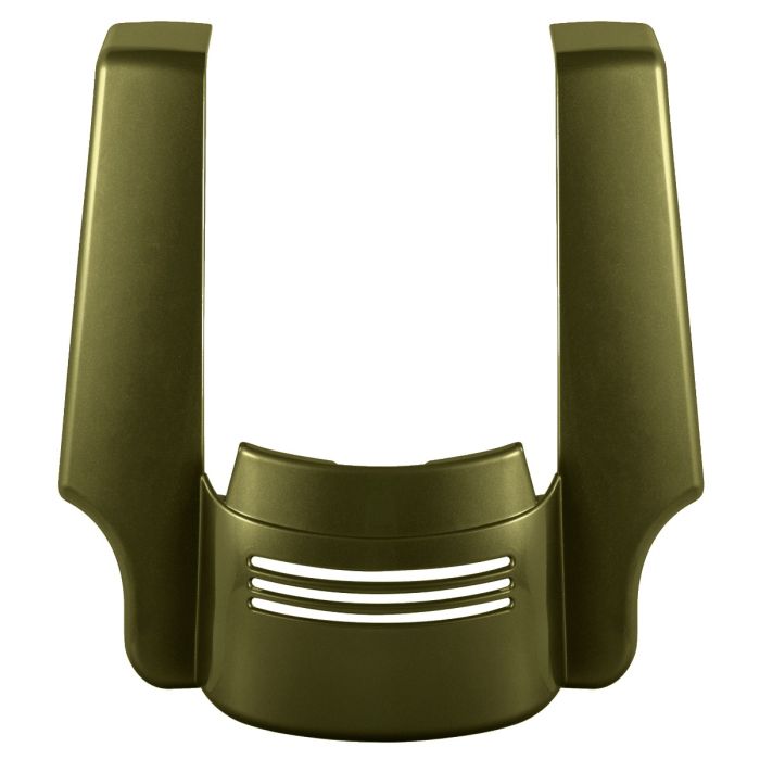 Mineral Green Harley® Touring Stretched Tri-Bar Fender Extension front