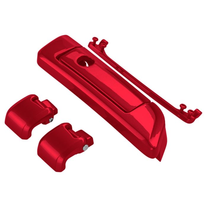Ruby Metallic Tour Pack Hinges & Latch Kit for Indian® Motorcycles side