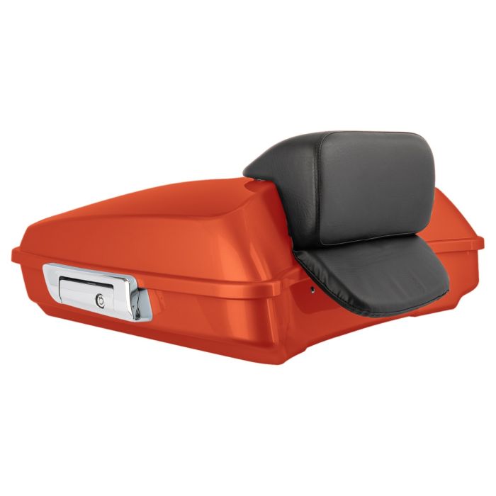 Sedona Orange Razor Tour Pack w/ Slim Backrest & Chrome Hardware for Harley® Touring from HOGWORKZ