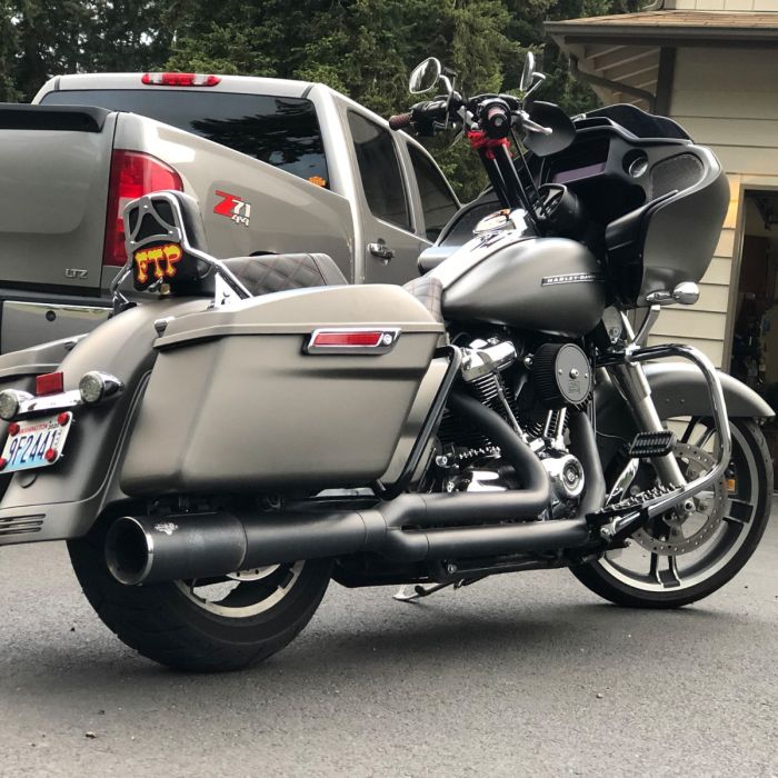 Crimson Red Sunglo Harley® '94-'13 Touring Standard Saddlebags