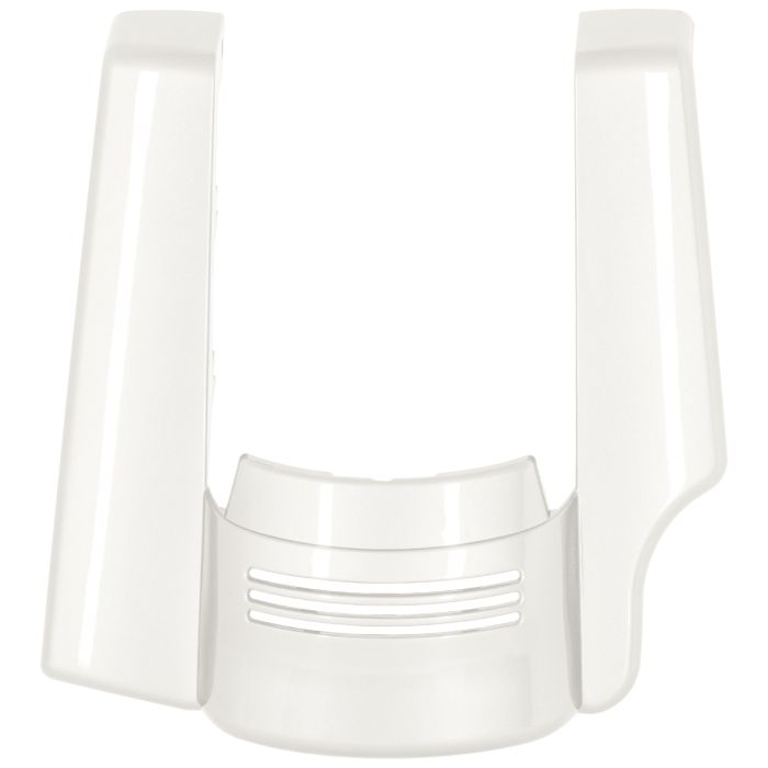 Stone Washed White Pearl Stretched 2-Into-1 Tri-Bar Fender Extension front