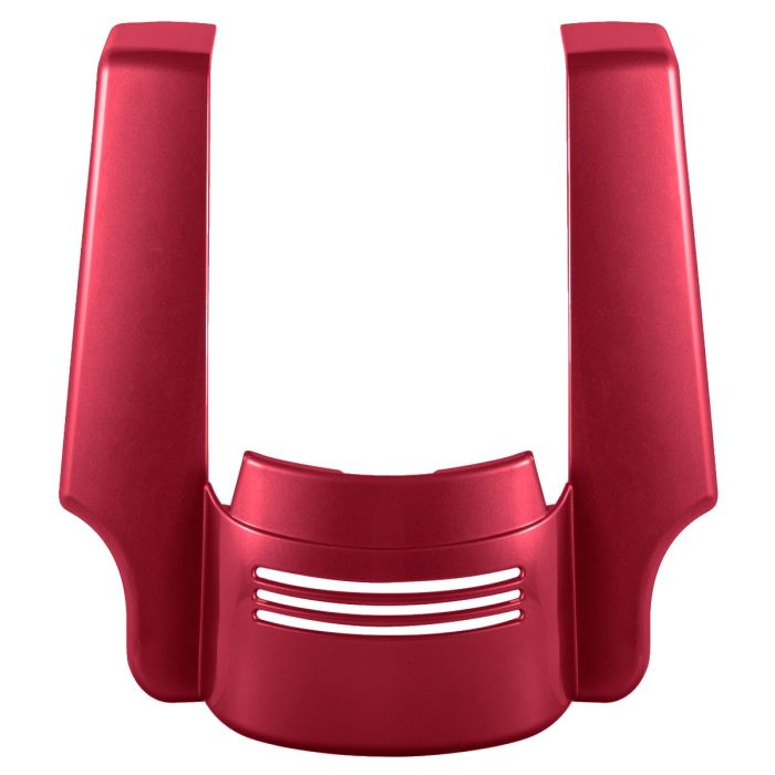 Wicked Red Denim Harley® Touring Stretched Tri-Bar Fender Extension front