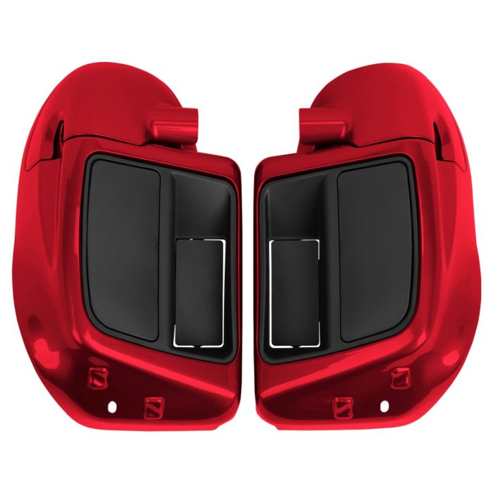 Wicked Red Rushmore Style Lower Vented Fairings for Harley® Touring from HOGWORKZ 