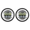 Harley® Chrome 4.5" LED HALOMAKER® Auxiliary Passing Lamps
