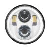 5 3/4" LED Chrome HALOMAKER® Headlight for Harley® Sportster, Dyna & Softail