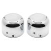 Harley® Front Axle Nut Covers | Chrome