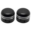 Harley® Front Axle Nut Covers | Contrast Cut Black