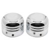 Harley® Front Axle Nut Covers | Contrast Cut Chrome