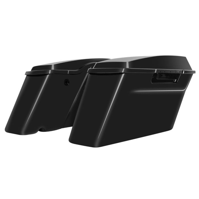 Vivid Black Harley Touring Standard Saddlebags '94-'13