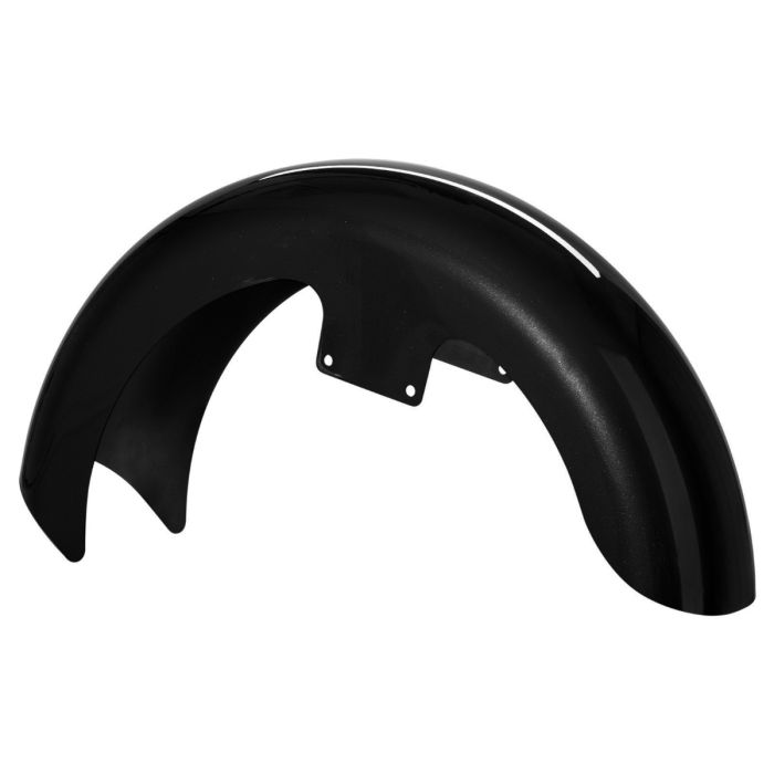 19" Vivid Black Wrapped Harley Fender