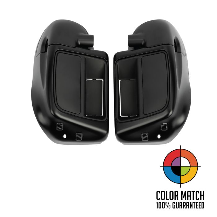 Color-Matched Rushmore Style Lower Vented Fairings for Harley® Touring