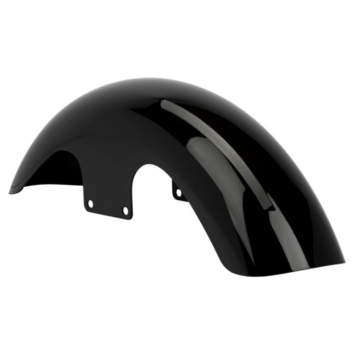 Vivid Black 19" Mid-Length Front Fender for Harley® Touring
