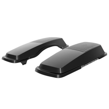 Vivid Black Saddlebag Speaker Lids for Harley® Touring '94-'13
