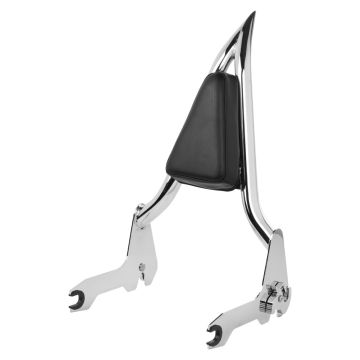 Chrome Havoc Sissy Bar Backrest for Harley® Low Rider / Sport Glide from HOGWORKZ