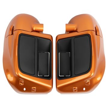 Amber Whiskey Rushmore Style Lower Vented Fairings for Harley® Touring from HOGWORKZ 