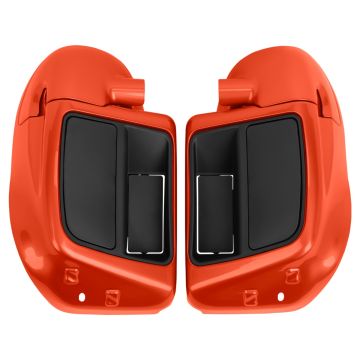 Baja Orange Rushmore Style Lower Vented Fairings for Harley® Touring from HOGWORKZ 