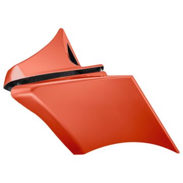 Baja Orange Blue Scoop Daddy™ Stretched Side Covers for Harley® Touring from hogworkz