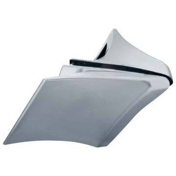 Barracuda Silver Denim CVO Style Stretched Side Covers for Harley® Touring from HOGWORKZ® left