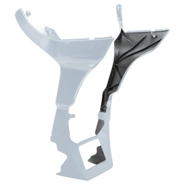 Barracuda Silver Denim Fairing Spoiler Kit for Harley® Road Glide from HOGWORKZ
