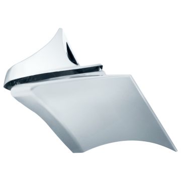 Barracuda Silver Denim Scoop Daddy Stretched Side Covers for Harley® Touring from HOGWORKZ® right