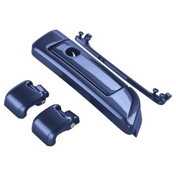 Big Blue Pearl Tour Pack Hinges & Latch Kit for Harley-Davidson®