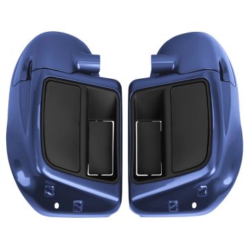 Big Blue Pearl Rushmore Style Lower Vented Fairings for Harley® Touring from HOGWORKZ 