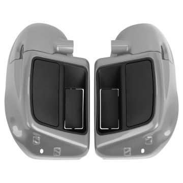 Billet Silver Rushmore Style Lower Vented Fairings for Harley® Touring from HOGWORKZ 