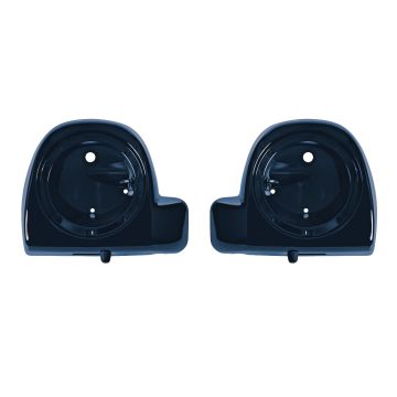 Billiard Blue Lower Vented Fairing Speaker Pod Mounts rushmore style for Harley Touring motorcycle from HOGWORKZ pair