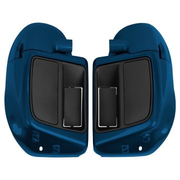 Billiard Blue Rushmore Style Lower Vented Fairings for Harley® Touring from HOGWORKZ 