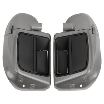 Billiard Gray Rushmore Style Lower Vented Fairings for Harley® Touring from HOGWORKZ 