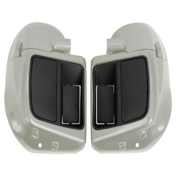 Birch White Rushmore Style Lower Vented Fairings for Harley® Touring from HOGWORKZ
