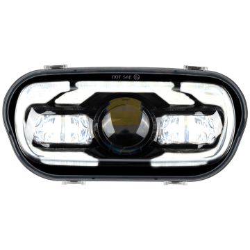 Black LED Headlight for '18-'24 Harley® Fat Bob from HOGWORKZ