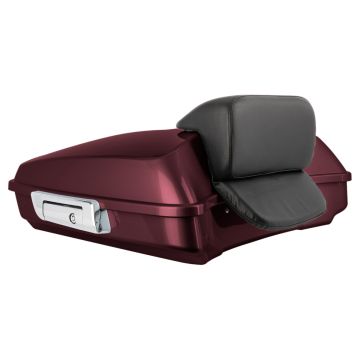 Black Forest Razor Tour Pack w/ Slim Backrest & Chrome Hardware for Harley® Touring from HOGWORKZ