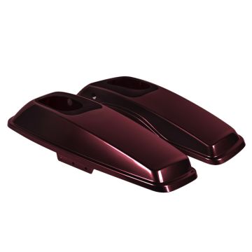 Black Forest Harley® Touring Saddlebag Speaker Lids from HOGWORKZ rear angle