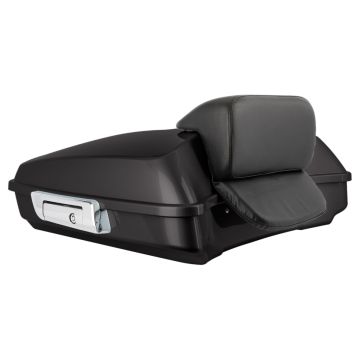 Black Jack Metallic Razor Tour Pack w/ Slim Backrest & Chrome Hardware for Harley® Touring from HOGWORKZ
