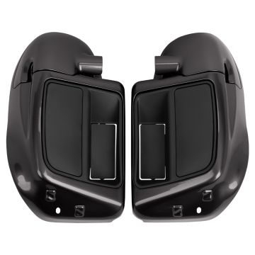 Black Jack Metallic Rushmore Style Lower Vented Fairings for Harley® Touring from HOGWORKZ 