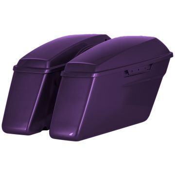 Blackberry Smoke Harley Touring Standard Saddlebags from hogworkz back angle