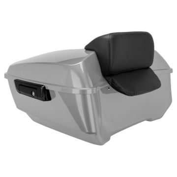 Unpainted King Tour Pack w/ Slim Backrest & Black Hardware for Harley® Touring