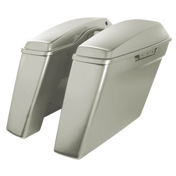 White Sand Pearl Harley Touring Dual Blocked Extended 4