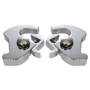 Harley-Davidson Quick Release Latch / Clamp Kit in Chrome for sissy bars and luggage racks