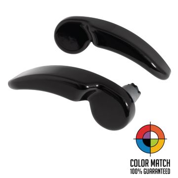 Color matched Saddlebag lid levers for Harley Touring motorcycles from HOGWORKZ