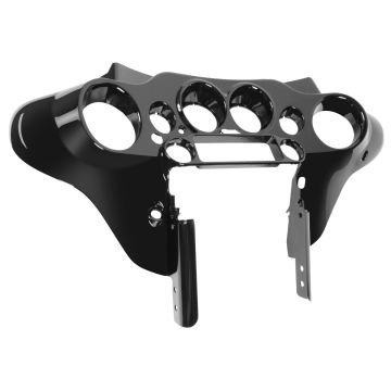 Vivid Black Front Inner Speedometer Cowl Fairing for Harley® Touring '96-'13