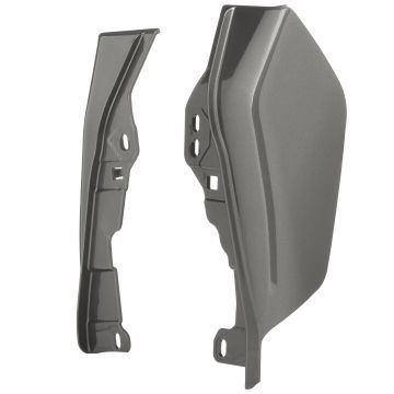 Billiard Gray Mid Frame Air Deflectors fro Harley Touring from hogworkz