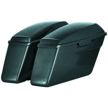 Hard Candy Chameleon Harley Touring Standard Saddlebags from hogworkz back angle