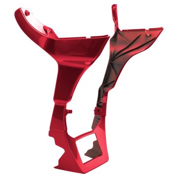 Hard Candy Hot Rod Red Flake Fairing Spoiler Kit for Harley® Road Glide from HOGWORKZ angle