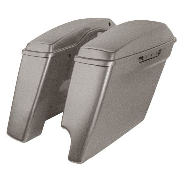 Hard Candy Shattered 2-Into-1 Extended 4" Stretched Saddlebags for Harley® Touring '14-'25