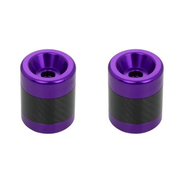 Purple Anodized Carbon Fiber T-6061 Sliders for HOGWORKZ® Performance Engine Guards